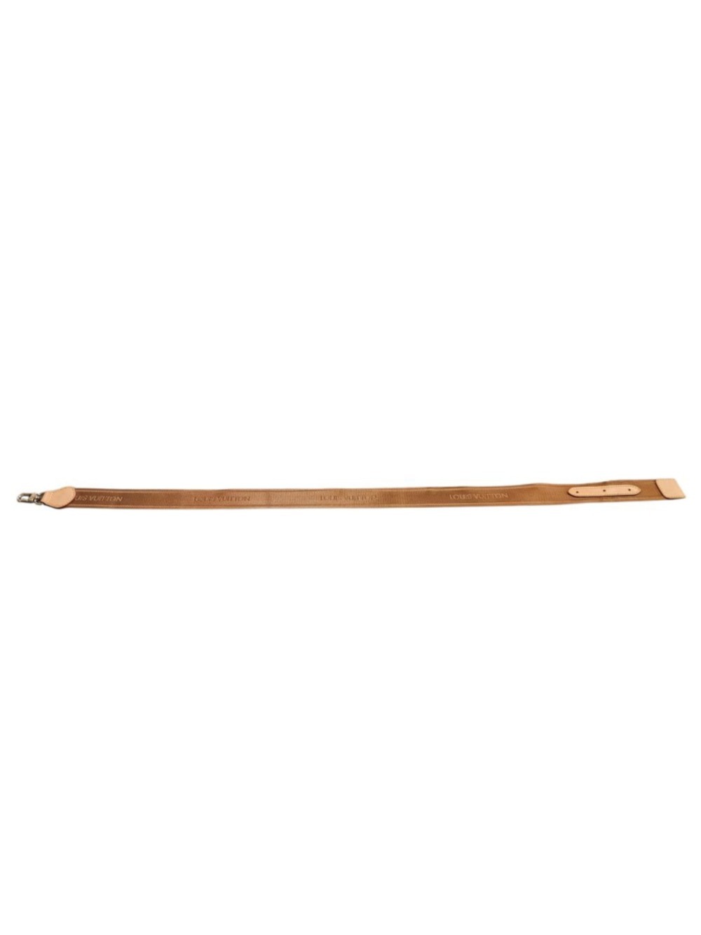 Louis Vuitton Brown & Beige Adjustable Belt Strap One Size - Picture 5 of 14